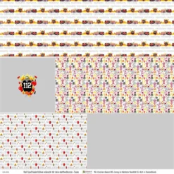 5-tlg. Stoffpaket Jersey Feuerwehr -Outlet STOFFWELTEN Store 5 tlg stoffpaket jersey feuerwehr7