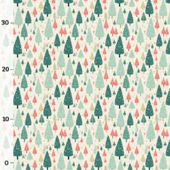 Bäume Kombistoff (Christmas Tree) Sommersweat