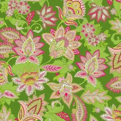 Baumwolle, Oriental Rhapsody, Blumen, Bunt, Hochw. Popeline