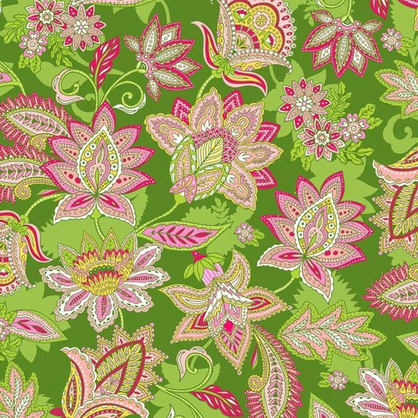 Baumwolle, Oriental Rhapsody, Blumen, Bunt, Hochw. Popeline 1 Baumwolle, Oriental Rhapsody, Blumen, Bunt, Hochw. Popeline