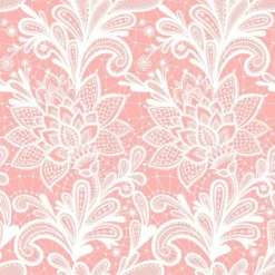 Baumwolle, Oriental Rhapsody, Blumen, Rosa, Hochw. Popeline