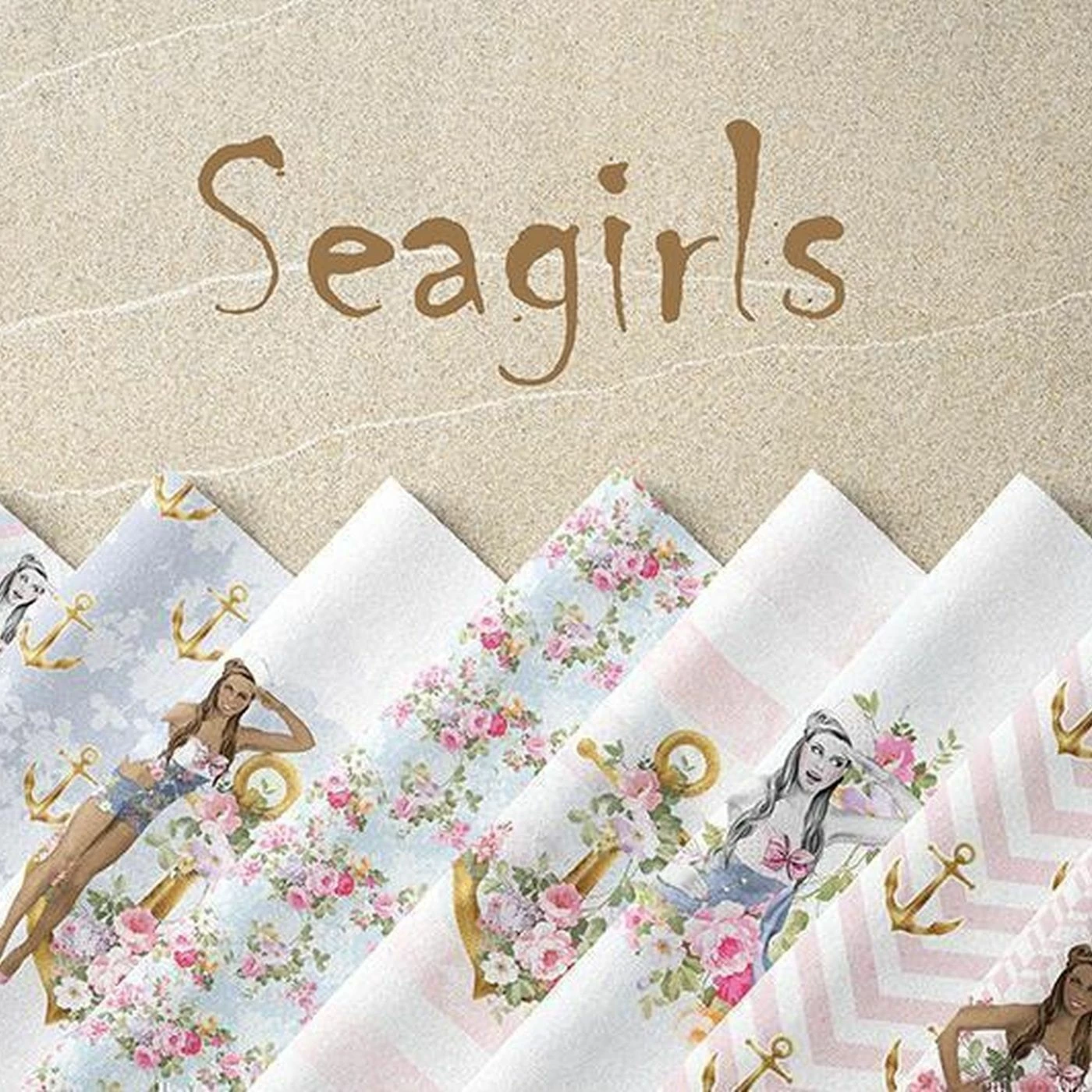 Bio-Jersey, Anker, Blumen, Seagirls, Maritim 2 Bio-Jersey, Anker, Blumen, Seagirls, Maritim – Bild 2