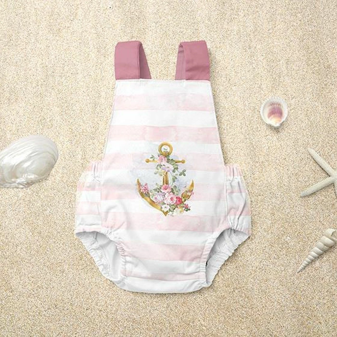 Bio-Jersey, Anker, Blumen, Seagirls, Maritim 5 Bio-Jersey, Anker, Blumen, Seagirls, Maritim – Bild 5