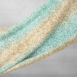 Bio-Jersey, Aqua Flowers, Gold Mint Collection -Outlet STOFFWELTEN Store bio jersey aqua flowers gold mint collection4