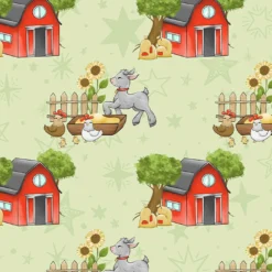 Bio-Jersey, Auf Dem Bauernhof, Scheune & Zaun