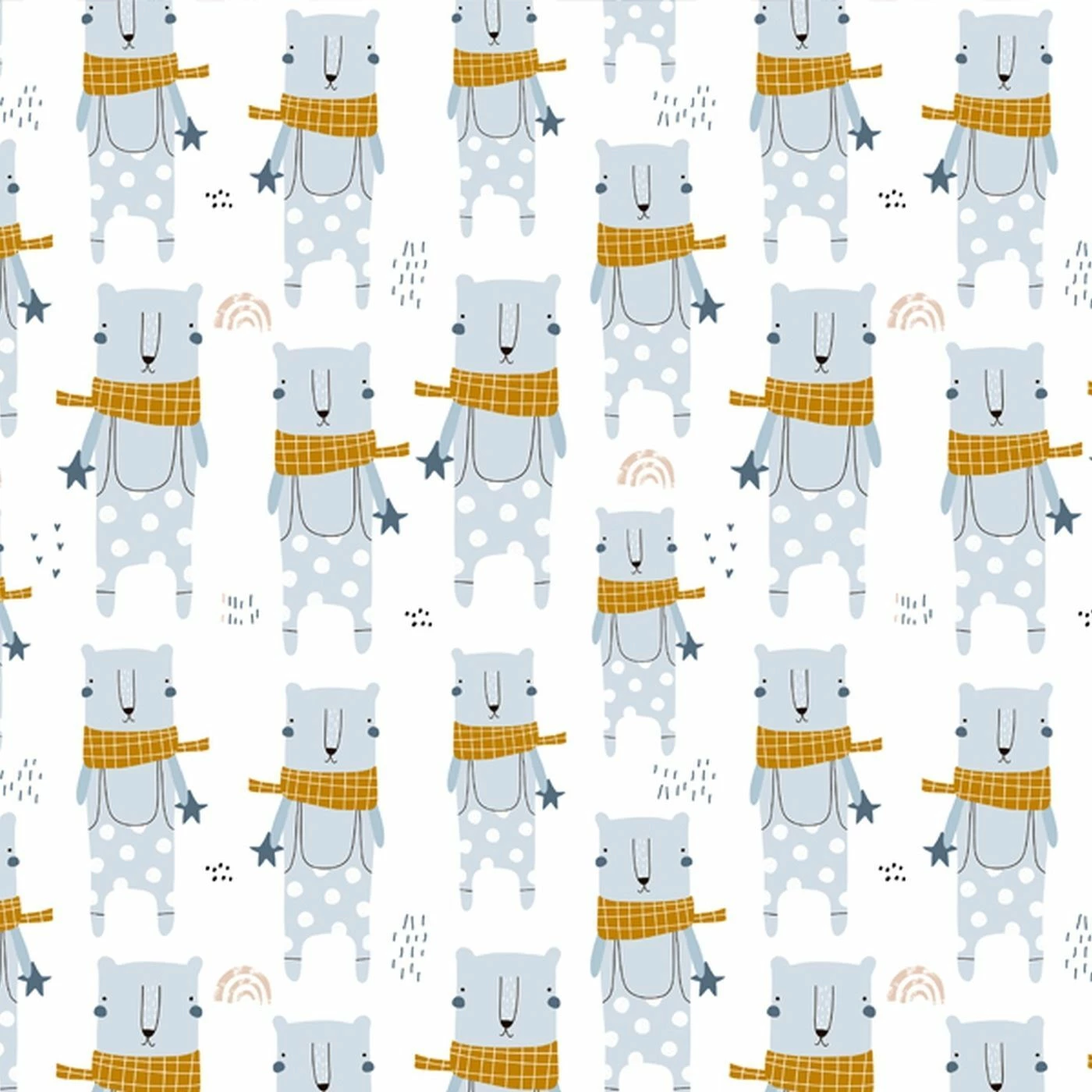 Bio-Jersey, Bären, Scandic Kids 1 Bio-Jersey, Bären, Scandic Kids