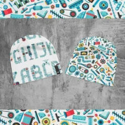 Bio-Jersey, BAUMEISTER ABC Buchstaben, Little Constructor -Outlet STOFFWELTEN Store bio jersey baumeister abc buchstaben little constructor3