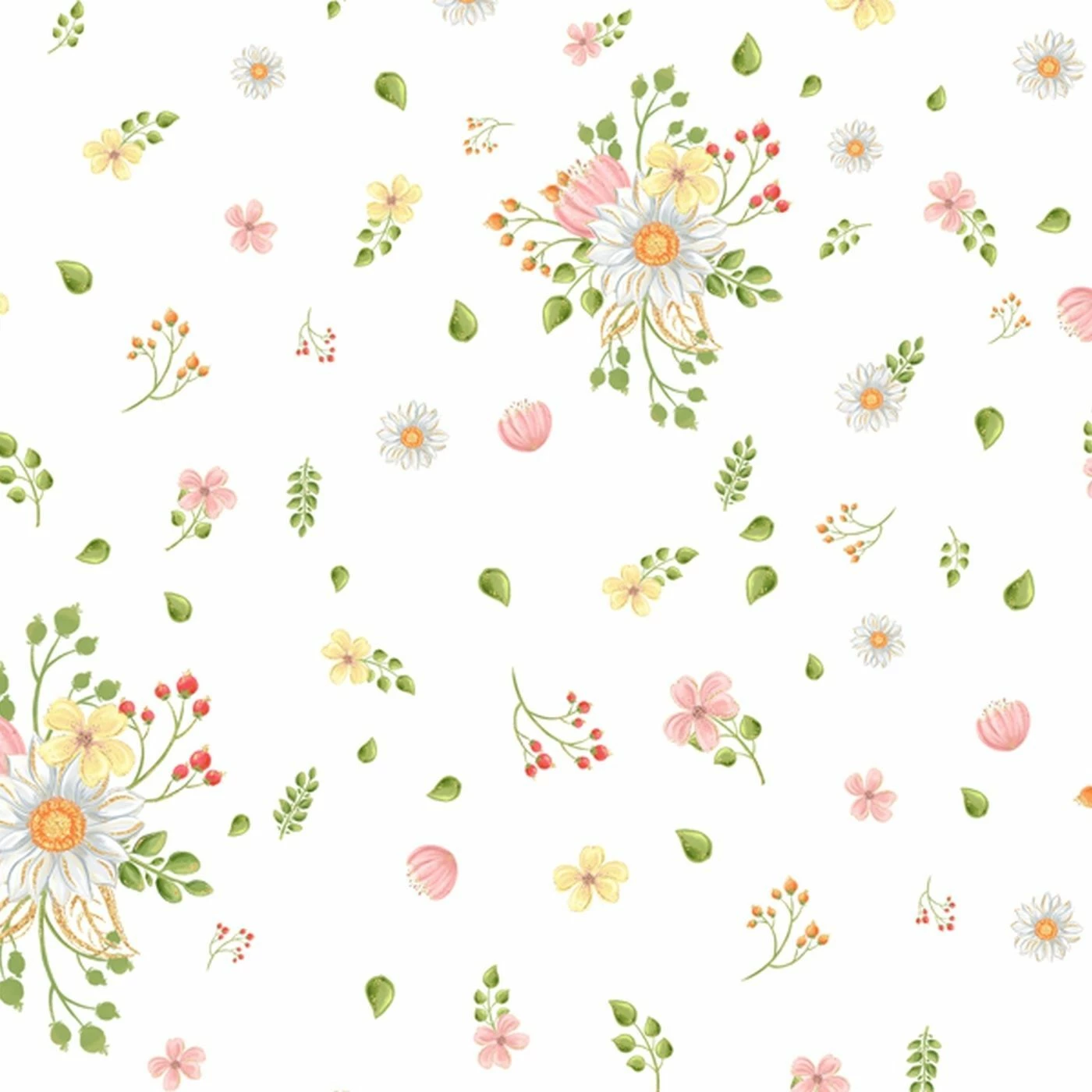 Bio-Jersey, Beautiful Farmlife, Blümchen 1 Bio-Jersey, Beautiful Farmlife, Blümchen