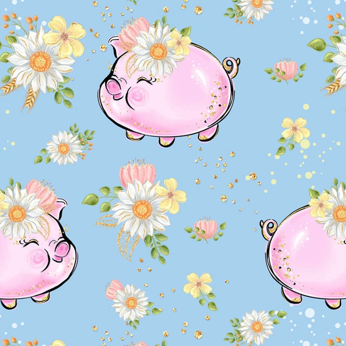 Bio-Jersey, Beautiful Farmlife, Schweine 1 Bio-Jersey, Beautiful Farmlife, Schweine