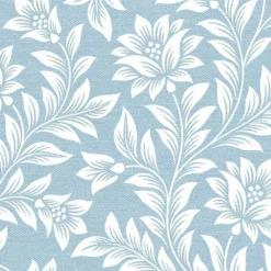 Bio-Jersey, Blumen, Jeans, Floral Denim