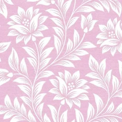 Bio-Jersey, Blumen, Rosa, Floral Denim