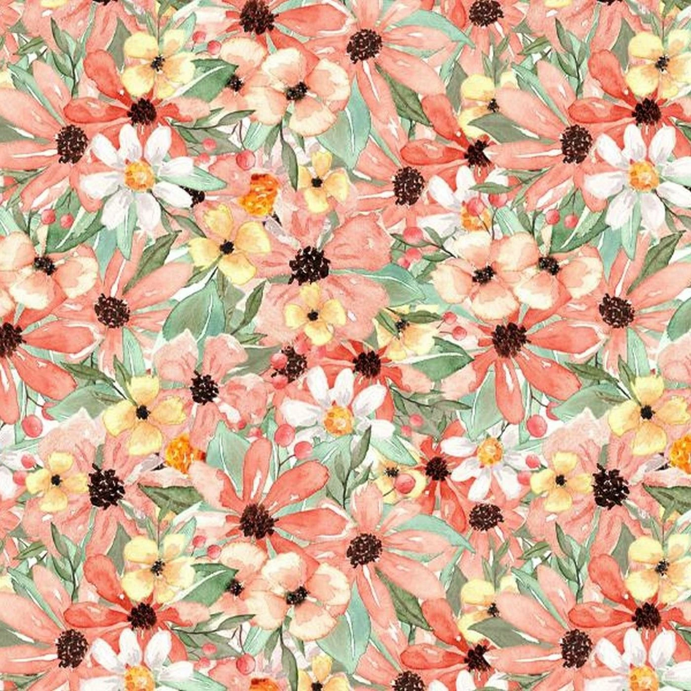 Bio-Jersey, Boho Woman, Blumen, Rosa 1 Bio-Jersey, Boho Woman, Blumen, Rosa