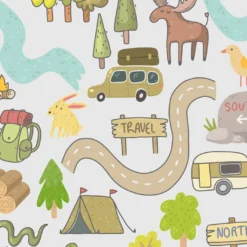 Bio-Jersey, Camping, Motive Grau