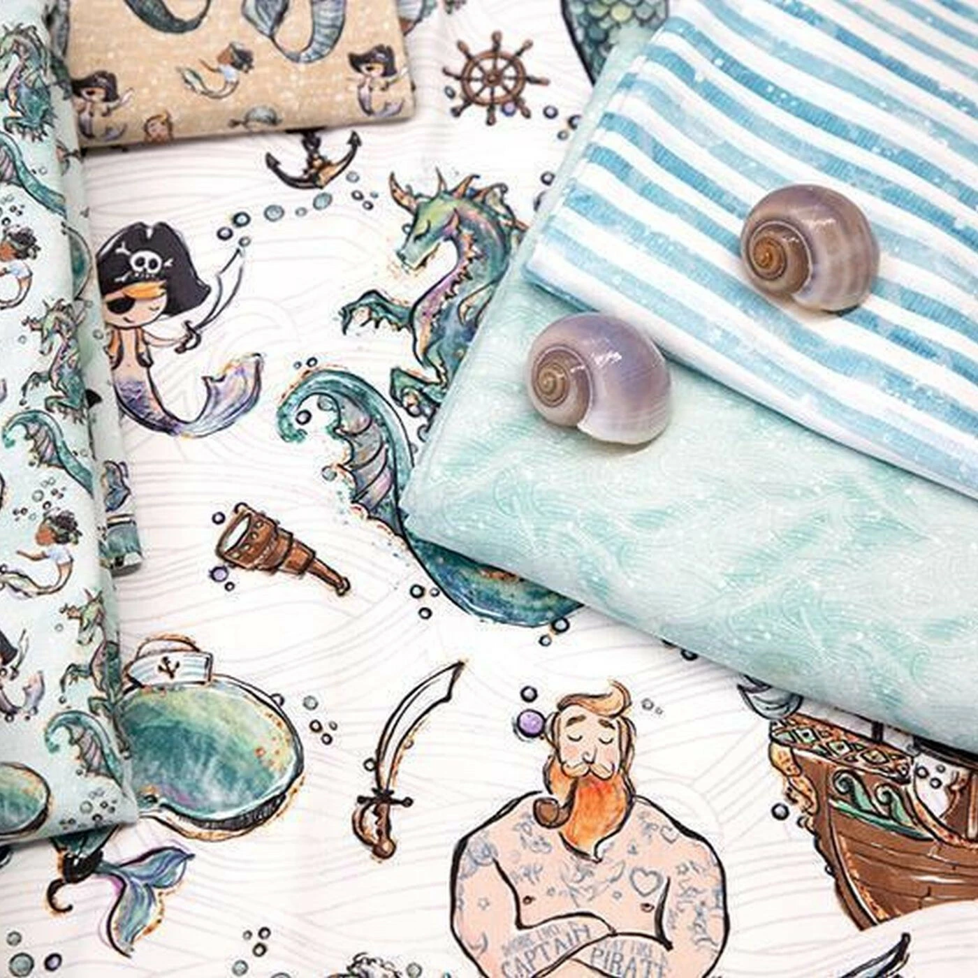 Bio-Jersey, Coole Seaboys, Kleineres Motiv 3 Bio-Jersey, Coole Seaboys, Kleineres Motiv – Bild 3