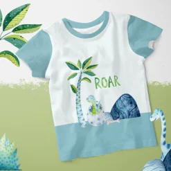 Bio-Jersey Dino Eier, Baby Dino, -Outlet STOFFWELTEN Store bio jersey dino eier baby dino3