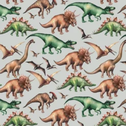 Bio-Jersey, Dino Jungle, Dinos Auf Grau