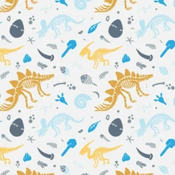 Bio-Jersey, Dinosaurier Auf Hellgrau