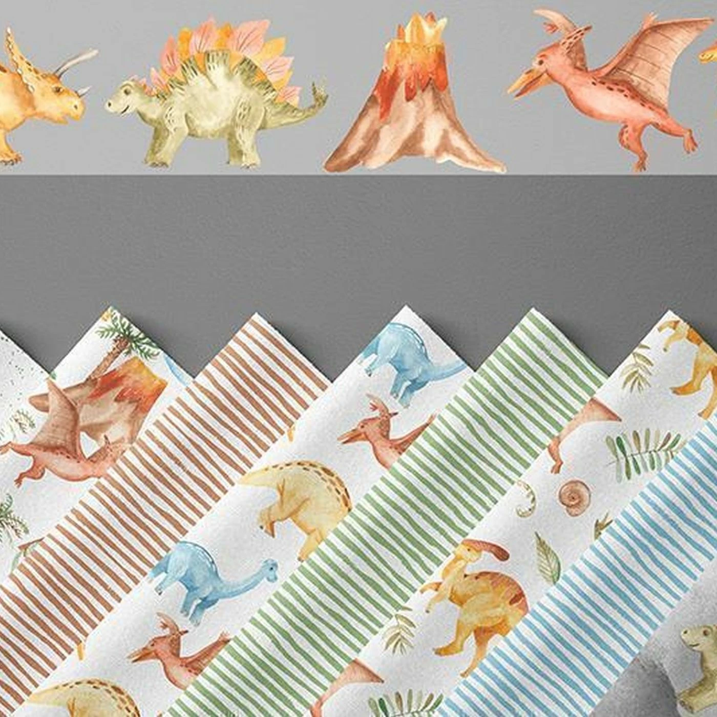 Bio-Jersey, Dinosaurier, Dinowelt 5 Bio-Jersey, Dinosaurier, Dinowelt – Bild 5