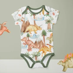 Bio-Jersey, Dinosaurier Fauna, Dinowelt, Pflanzen -Outlet STOFFWELTEN Store bio jersey dinosaurier fauna dinowelt pflanzen3