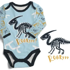 Bio-Jersey, Dinosaurier Skelette -Outlet STOFFWELTEN Store bio jersey dinosaurier skelette3