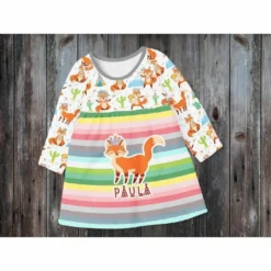 Bio-Jersey, Federn, Native Fox 5 Bio-Jersey, Federn, Native Fox -Outlet STOFFWELTEN Store bio jersey federn native fox3