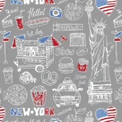 Bio-Jersey, Fernweh, New York USA, Grau