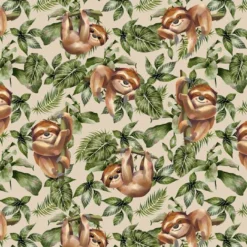 Bio-Jersey, Fiete Das Faultier, Auf Beige