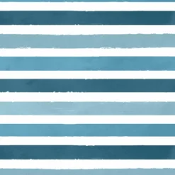 Bio-Jersey, Fiete Das Faultier, Blockstreifen Blau