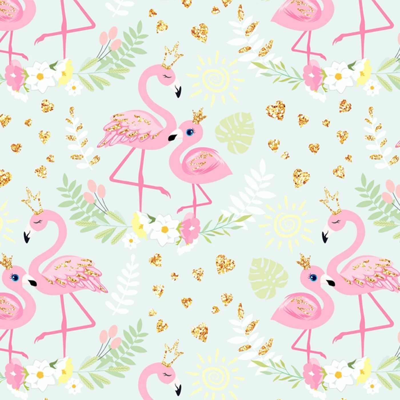 Bio-Jersey, Flamingos, MamaLiebe 1 Bio-Jersey, Flamingos, MamaLiebe