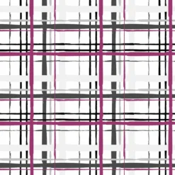 Bio-Jersey, Forest Childhood, Kariert Lila