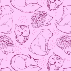 Bio-Jersey, Forest Childhood, Tiere Lila