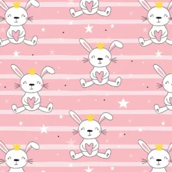 Bio-Jersey, Furry Friends, Hase, Streifen