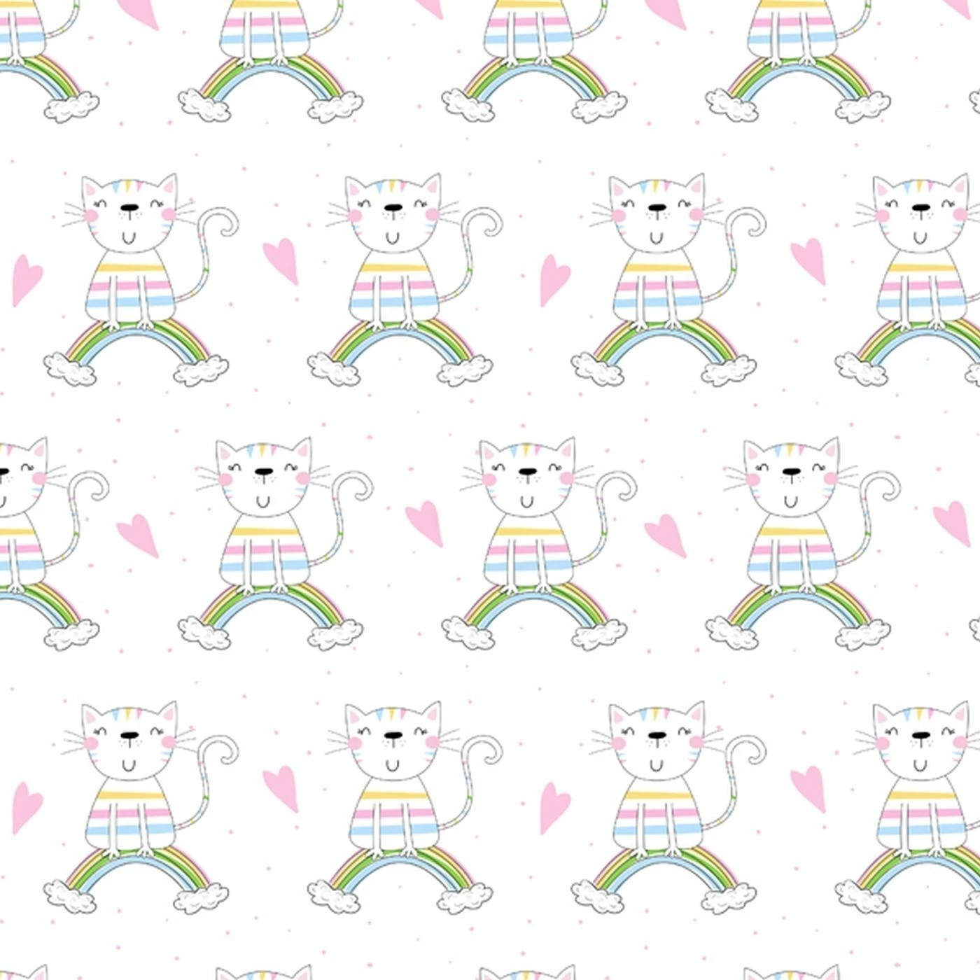 Bio-Jersey, Furry Friends, Katze, Herz 2 Bio-Jersey, Furry Friends, Katze, Herz – Bild 2