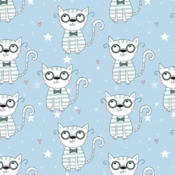 Bio-Jersey, Furry Friends, Katze, Sterne