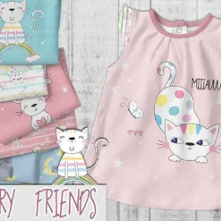 Bio-Jersey, Furry Friends, Katze, Streifen -Outlet STOFFWELTEN Store bio jersey furry friends katze streifen3