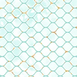 Bio-Jersey, Grafisches Muster, Gold Mint Collection