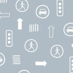 Bio-Jersey, Großbaustelle, Schilder