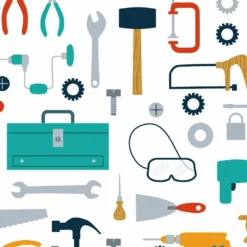 Bio-Jersey, Großbaustelle, Werkzeuge