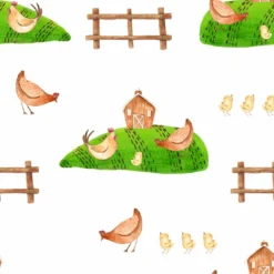 Bio-Jersey, Hühner, Bauernhof