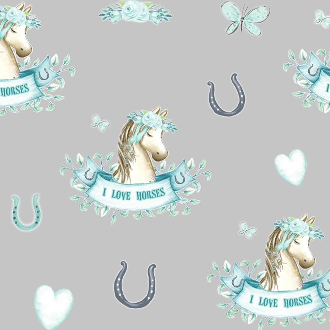 Bio-Jersey, I Love Horses, Ponyflüsterin 1 Bio-Jersey, I Love Horses, Ponyflüsterin