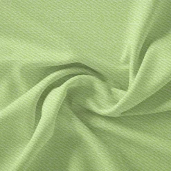 Bio-Jersey, Jeans-Jersey Uni Grün, Jeansblumen-Kombi Jeanslook