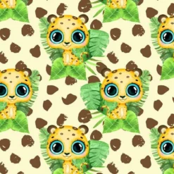 Bio-Jersey, Kleine Glotzies, Kombi Leopard