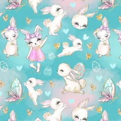 Bio-Jersey, Kleine Häschen, Hasenzauber