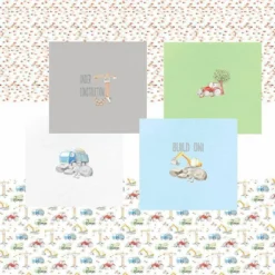 Bio-Jersey, Kran, Bagger, Betonmischer, Traktor & Co Workzone -Outlet STOFFWELTEN Store bio jersey kran bagger betonmischer traktor co workzone4