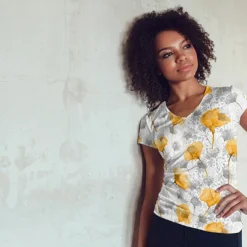 Bio-Jersey LEAVES, Vintage Flower Love -Outlet STOFFWELTEN Store bio jersey leaves vintage flower love6