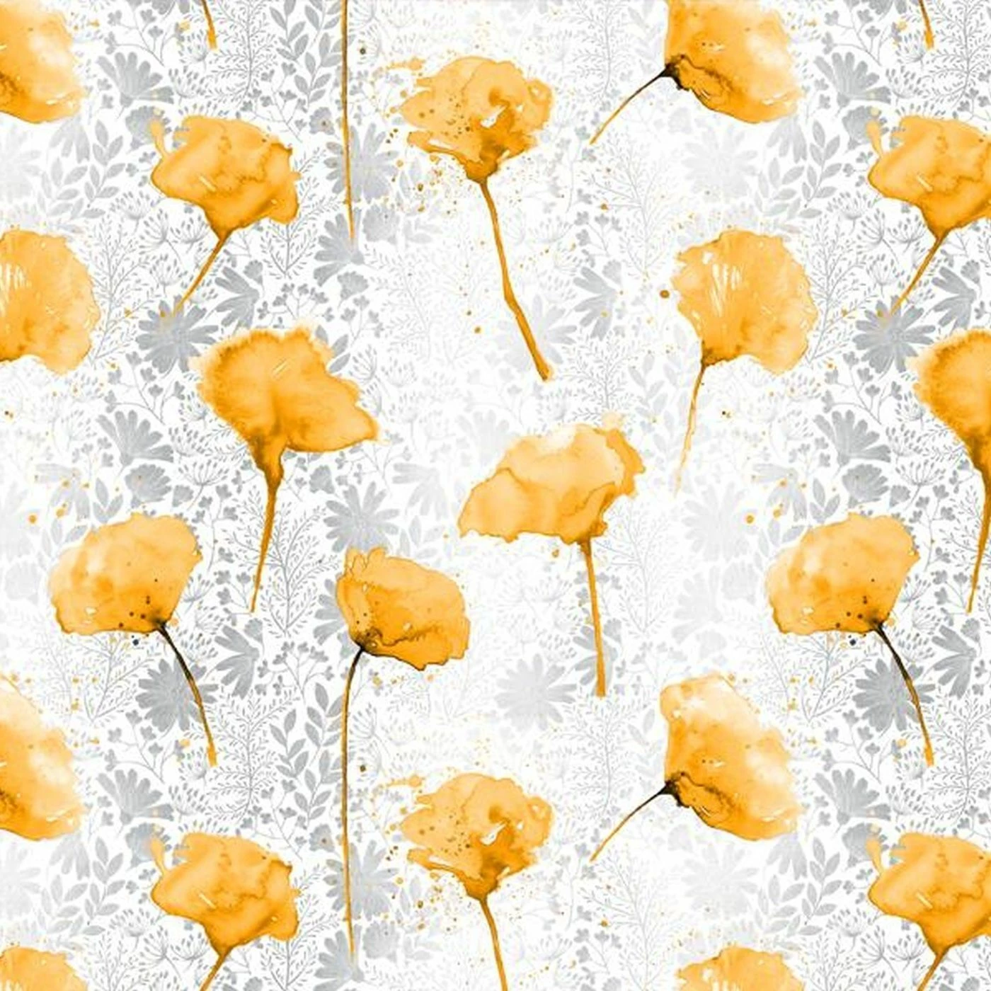 Bio-Jersey Like Gingko, Vintage Flower Love 1 Bio-Jersey Like Gingko, Vintage Flower Love