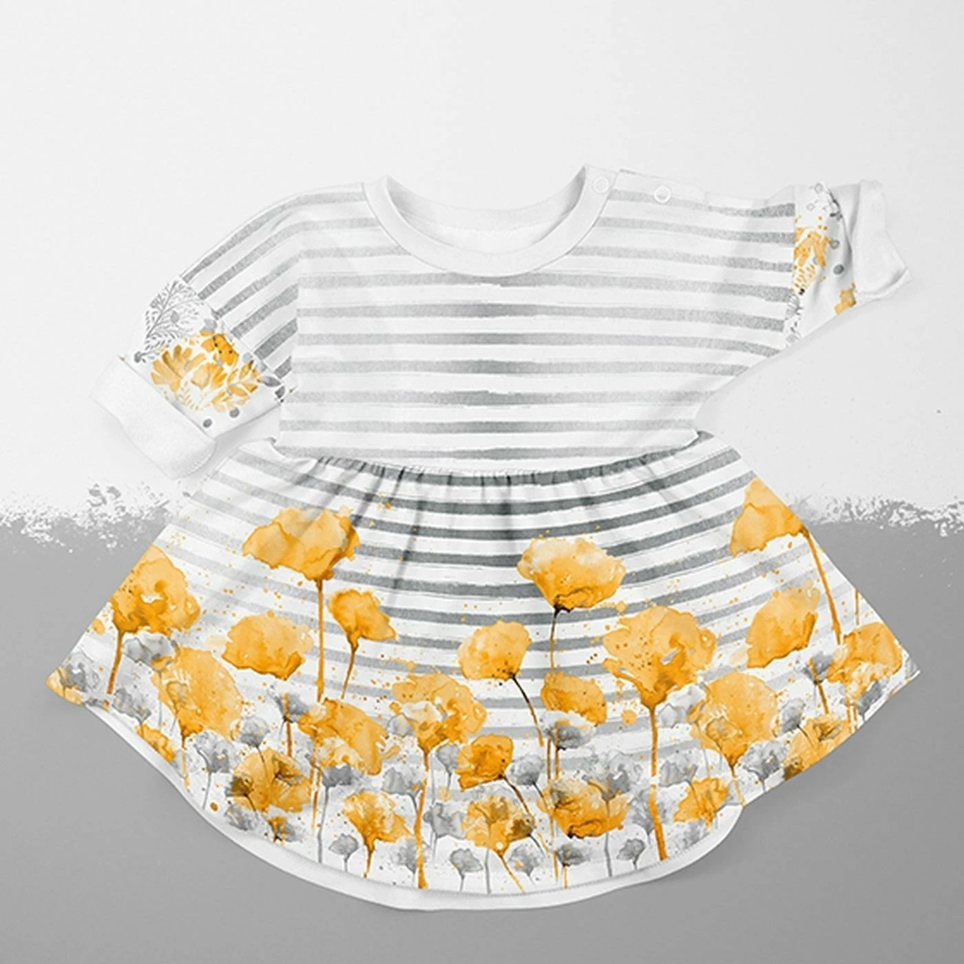 Bio-Jersey Like Gingko, Vintage Flower Love 7 Bio-Jersey Like Gingko, Vintage Flower Love – Bild 7