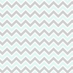 Bio-Jersey, Love Rose, Chevron Aqua