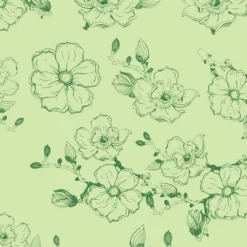 Bio-Jersey, Magnolia Love, Ton In Ton Grün