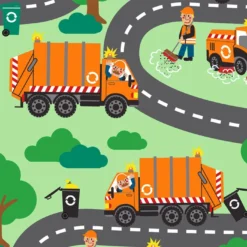 Bio-Jersey, Manni Müllmann - Müllautos Grün, Exklusiv Bei Uns